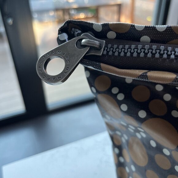 Marc by Marc Jacobs PVC Yellow Polka Dot Purse - Picture 4 of 7